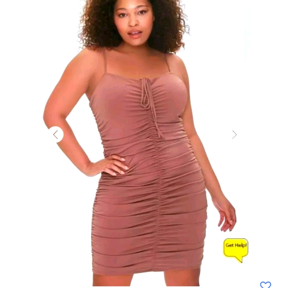 Forever 21 Plus Ruched Cami Dress